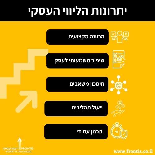 יתרונות הליווי העסקי בתהליך עם חברת פרונטיס