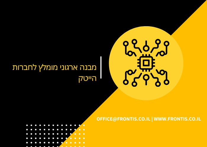 מבנה ארגוני מומלץ לחברות הייטק - פרונטיס ייעוץ עסקי