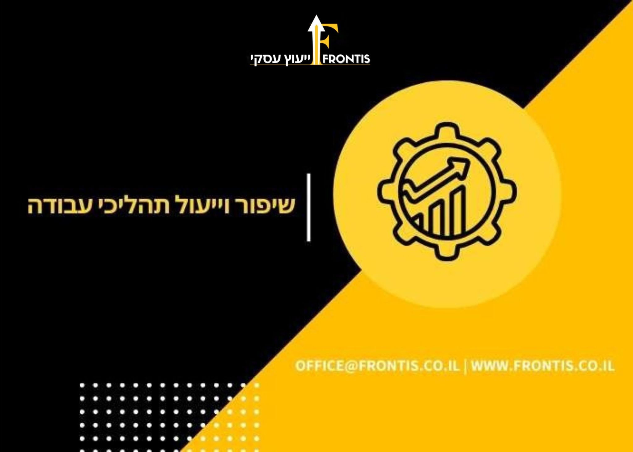 שיפור וייעול תהליכי עבודה - Frontis